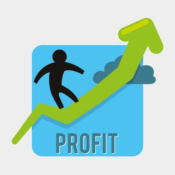 Desenho do investimento — Vetor de Stock