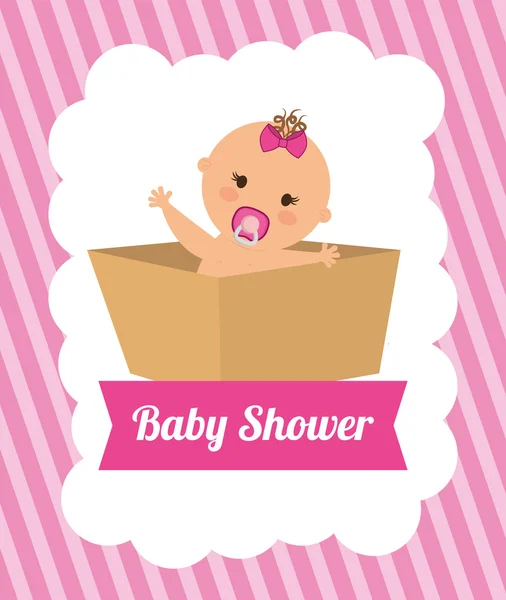 Baby Shower design — Stock Vector