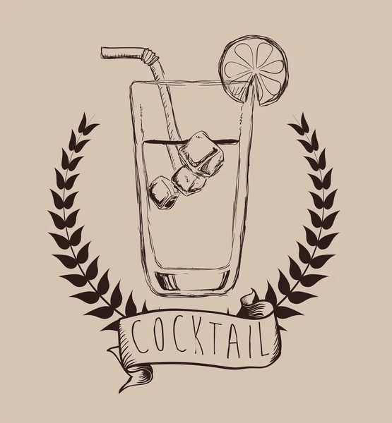 Cocktail Design — Stock vektor