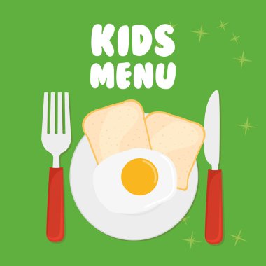 Kids menü tasarımı 