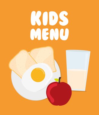 Kids menü tasarımı 