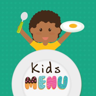 Kids menü tasarımı 