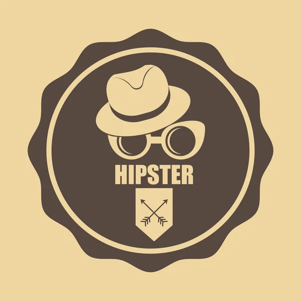 Hipster Style design — Stock Vector