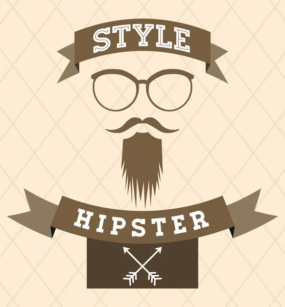 Hipster Style design — Stock Vector