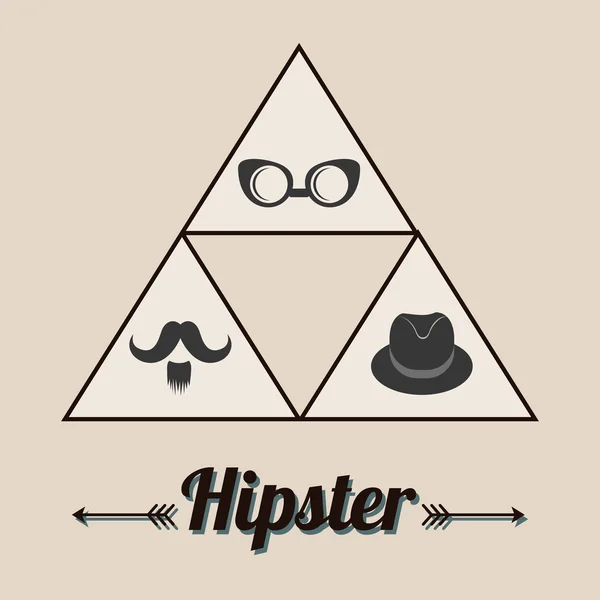 Hipster stil design — Stock vektor