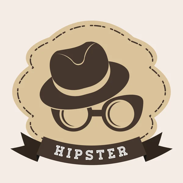 Projekt w stylu hipster — Wektor stockowy