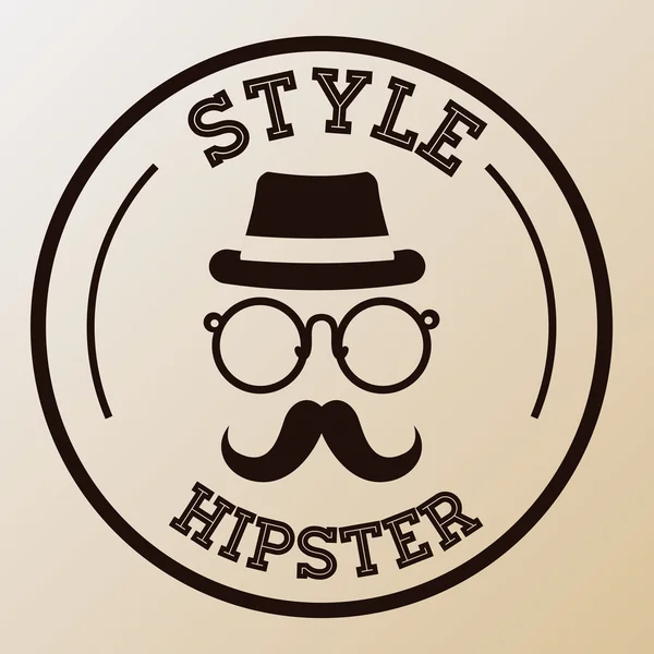 Hipster Style design — Stock Vector