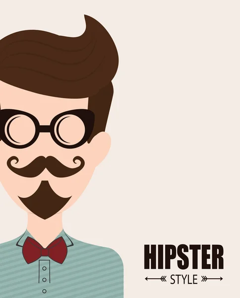 Hipster Style design — Stock Vector