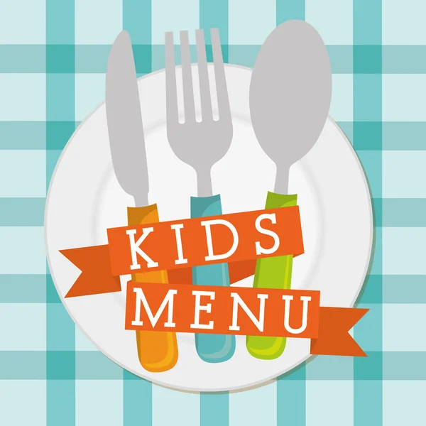 Kids Menu design — Stock Illustration Kids Menu design Royalty Free Stock Vectors
