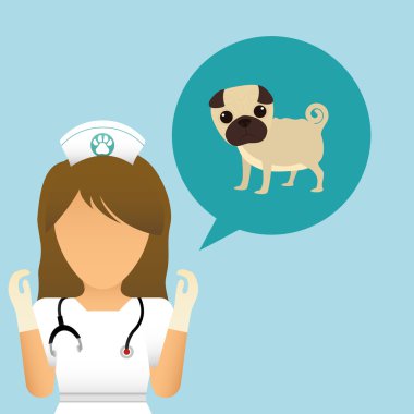 Evde beslenen hayvan kaygı tasarım 