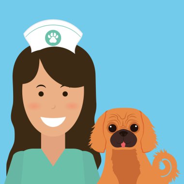 Evde beslenen hayvan kaygı tasarım 