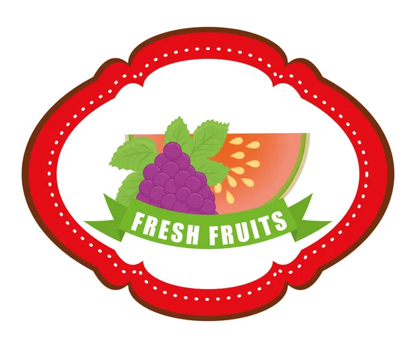 Diseño de frutas — Archivo Imágenes Vectoriales