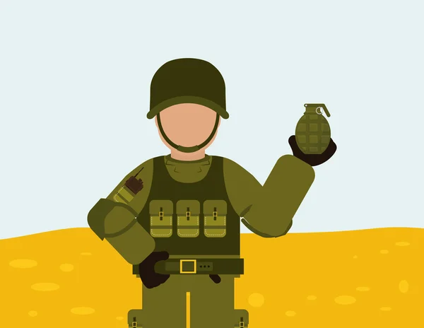军事武装部队设计 — 图库矢量图片
