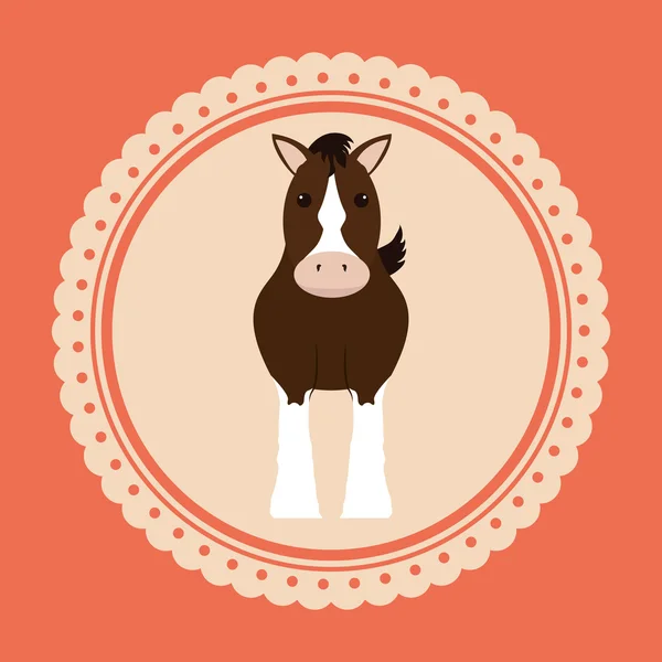 Horse Riding design — Stock Vector