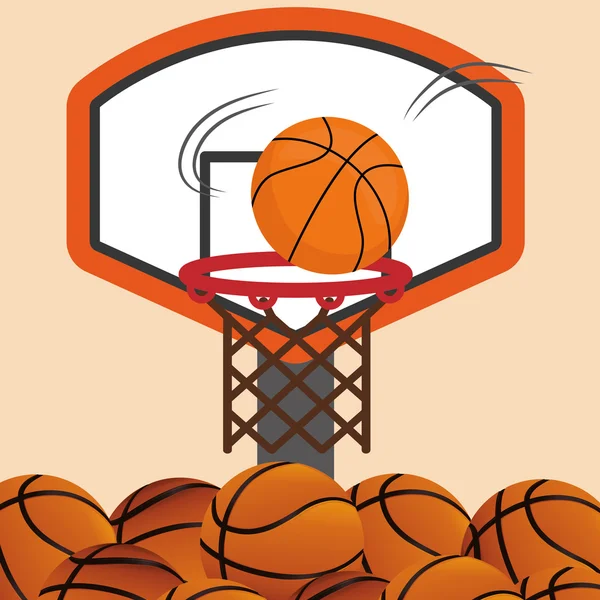Basketball-Design — Stockvektor