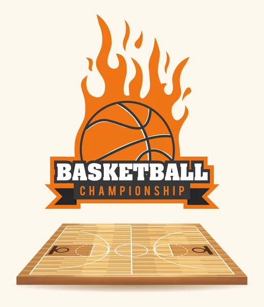 Conception de basket-ball — Image vectorielle