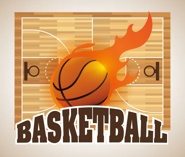 Conception de basket-ball — Image vectorielle