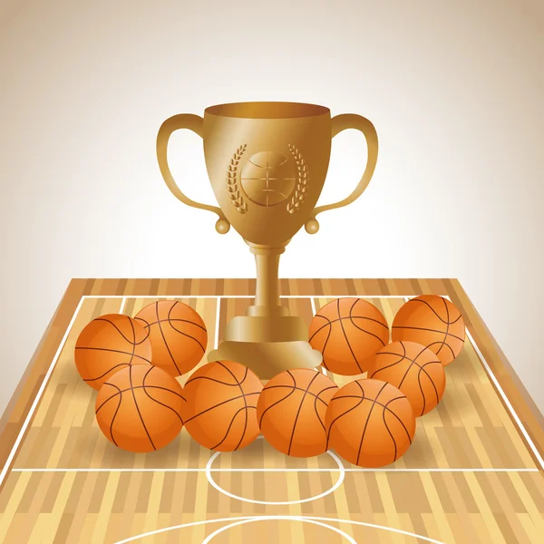 Basketbal ontwerp — Stockvector