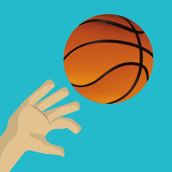 Basketbal ontwerp — Stockvector