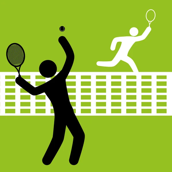 Tennis-Design — Stockvektor