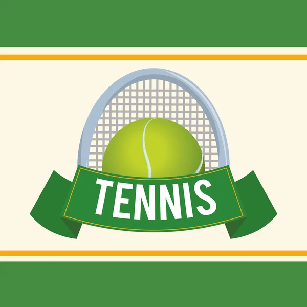 Progettazione di campi da tennis — Vettoriale Stock