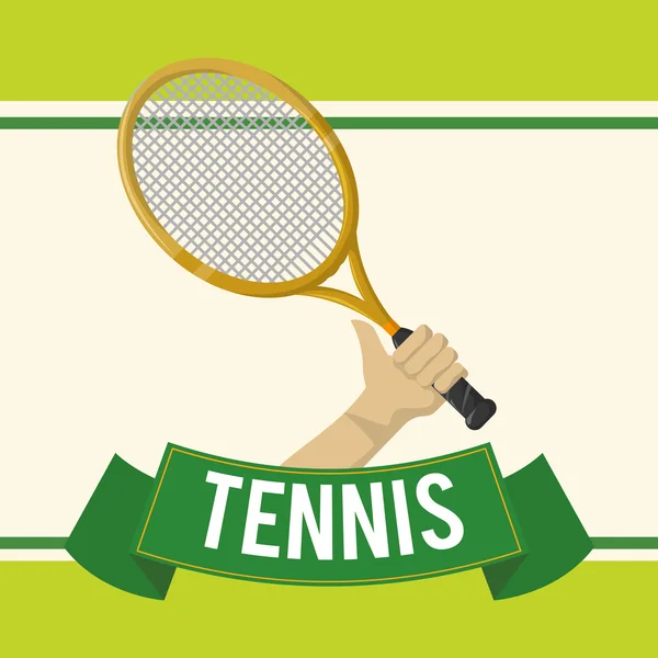 Diseño de tenis — Vector de stock