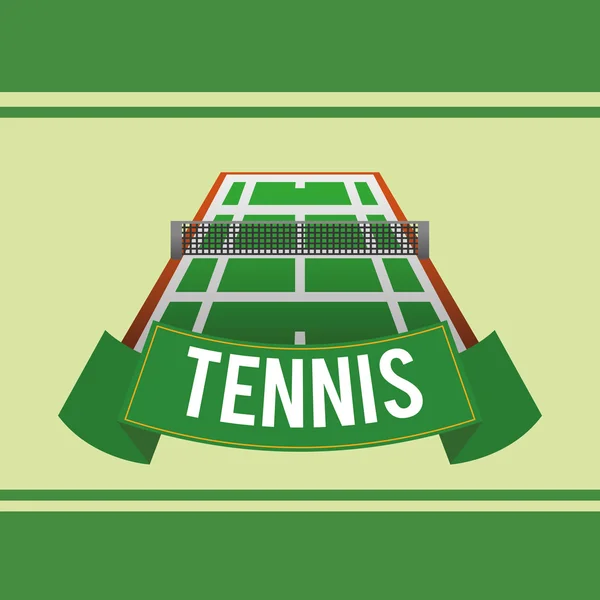 Tennisdesign – stockvektor