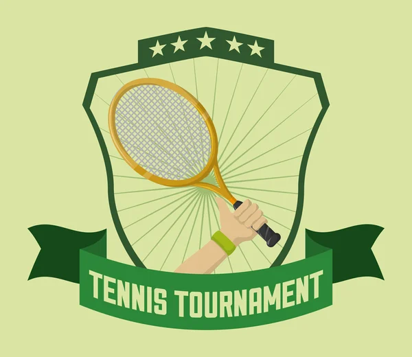 Tennis design — Stok Vektör