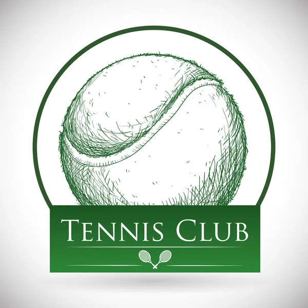 Tennis design — Stok Vektör