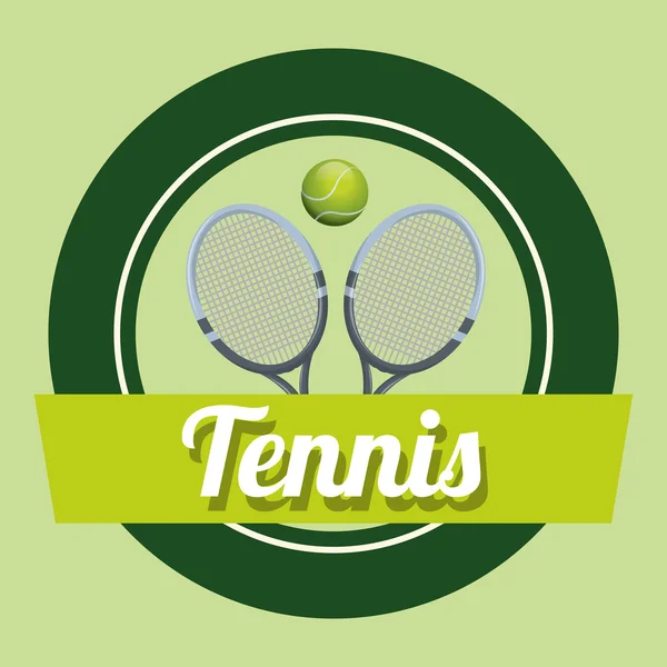 Tennisdesign – stockvektor