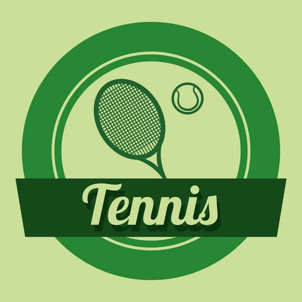 Diseño de tenis — Vector de stock