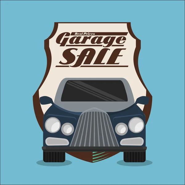 Projeto da garagem —  Vetores de Stock