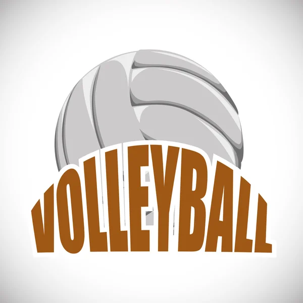 Conception de volleyball — Image vectorielle