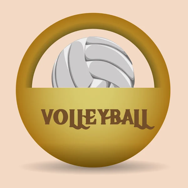 Volleyball-Design — Stockvektor