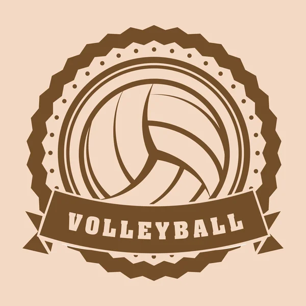 Conception de volleyball — Image vectorielle