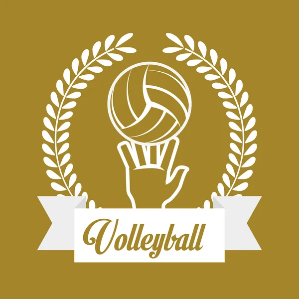 Conception de volleyball — Image vectorielle