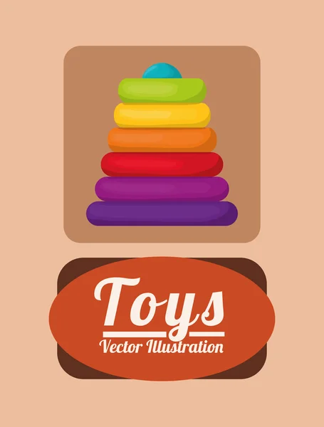 Дизайн игрушек — стоковый вектор