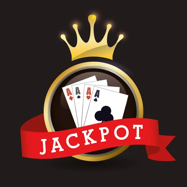 Jackpot projekt — Wektor stockowy