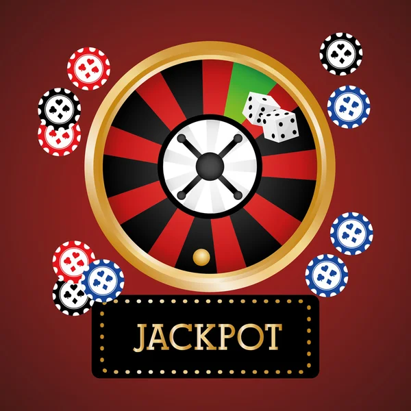 Jackpot design — Stock Vector