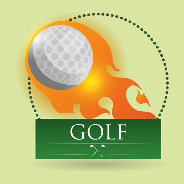 Golfdesign – stockvektor