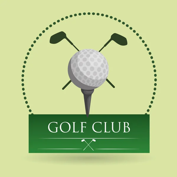 Diseño de golf — Archivo Imágenes Vectoriales