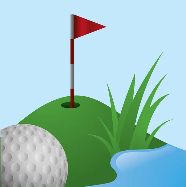 Golf design — Stockový vektor