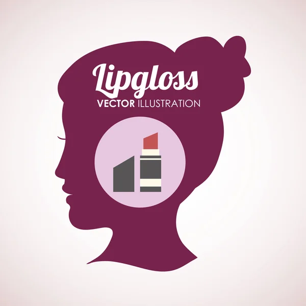 Maquillaje de diseño — Vector de stock