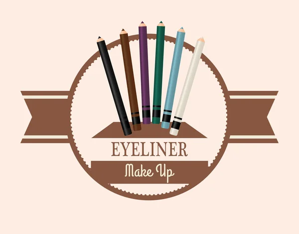 Make-up ontwerp — Stockvector