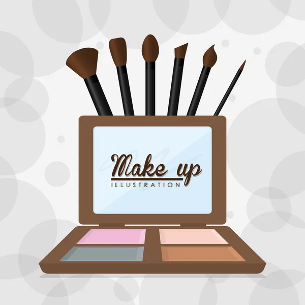 Make-up ontwerp — Stockvector