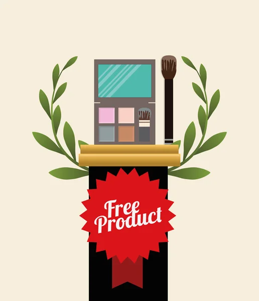 Make up design — Stock Vector