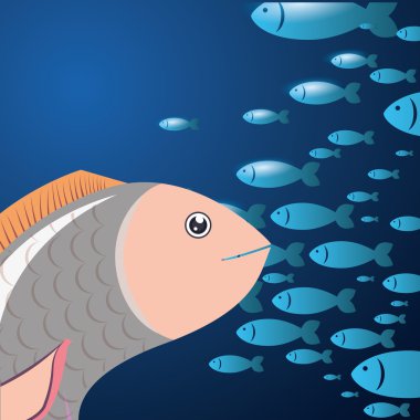 Balık simgesi tasarım