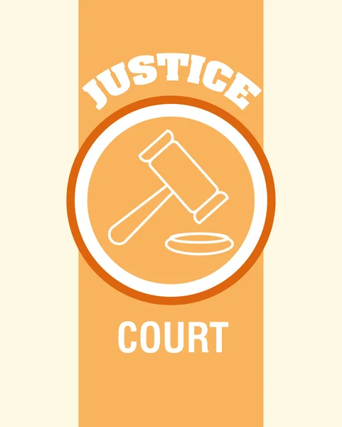 Justice design — Stock Vector