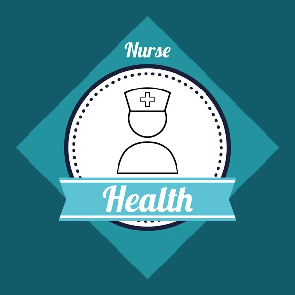 Diseño de atención médica — Vector de stock