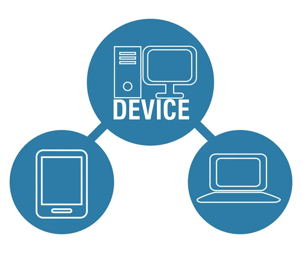 Дизайн устройства — стоковый вектор